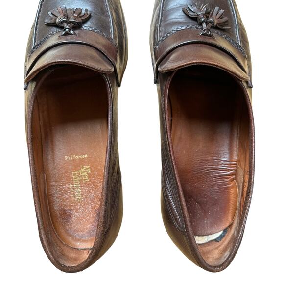 Men\'s Allen Edmonds Villarosa Tassel Loafers - Brownish Burgundy Size 13B main image 7